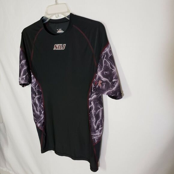 Under Armour Mens Shirt Small SIU Southern Illinois Lightning Athletic Heat Gear - Picture 4 of 12